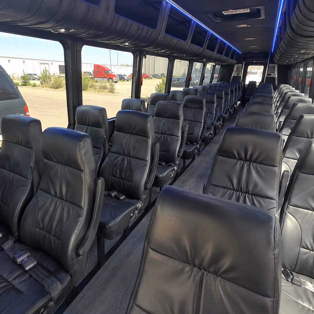moreno valley private event transportation onboard seating