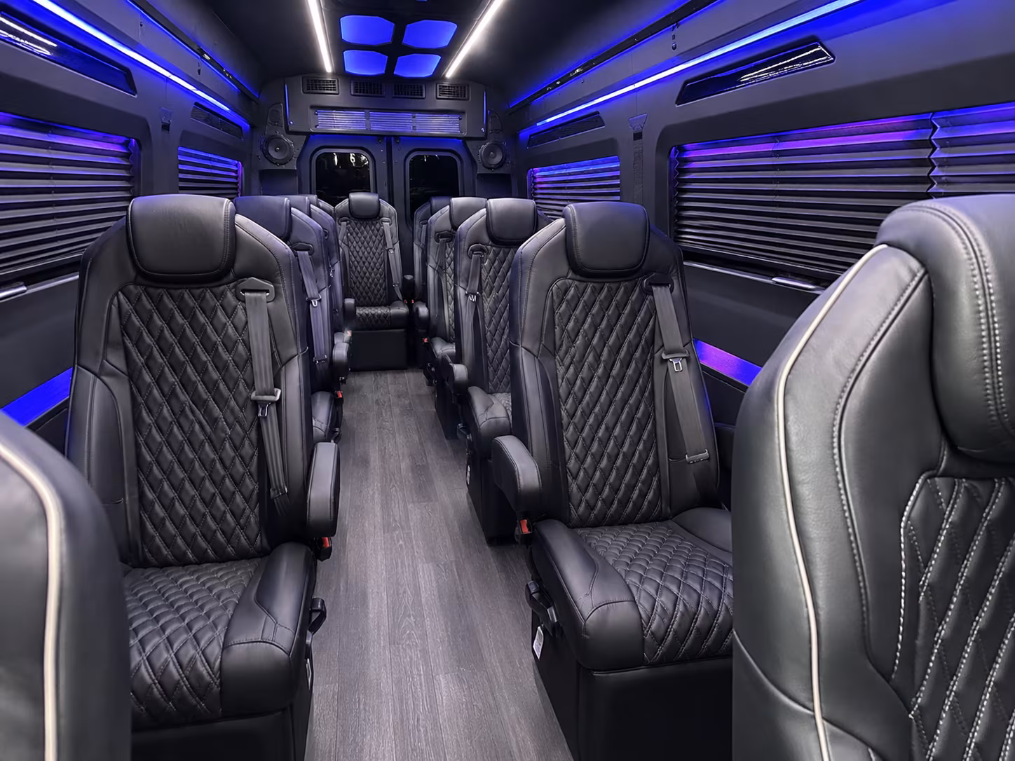 moreno valley wedding transportation onboard seating